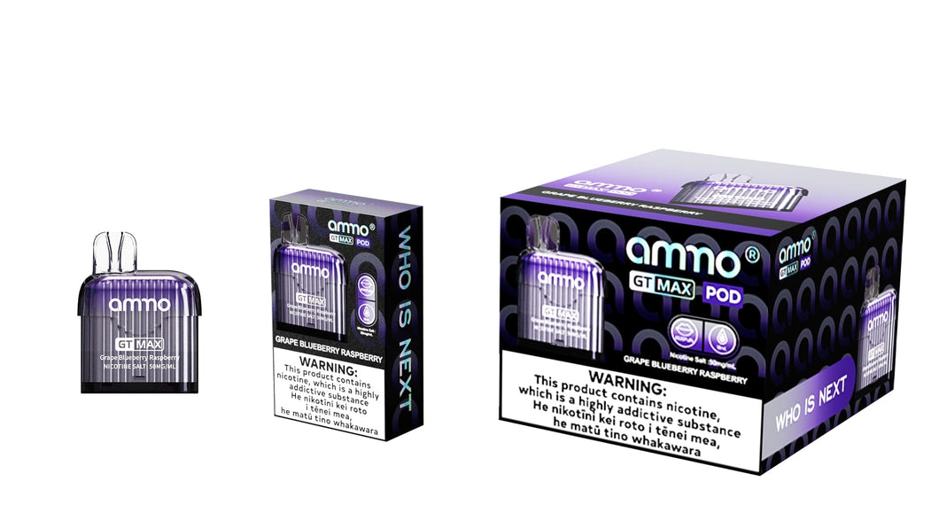 Ammo | GT MAX - Grape Blueberry Raspberry (Pod Only)
