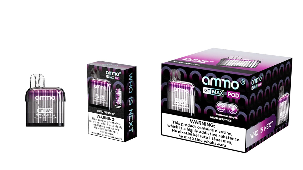 Ammo | GT MAX - Mixed Berry Ice (Pod Only)