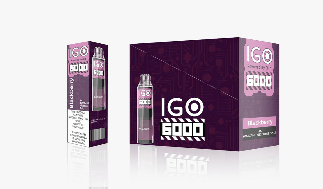 IGO 6000 | Rechargeable - Blackberry (Disposable)