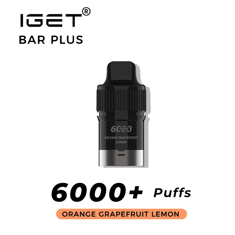 IGET | Bar Plus -  Orange Grapefruit Lemon (Pod Only)
