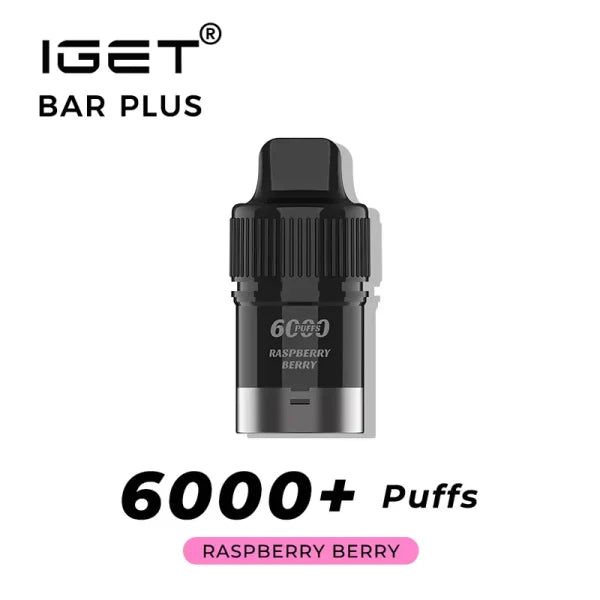 IGET | Bar Plus - Raspberry Berry (Pod Only)