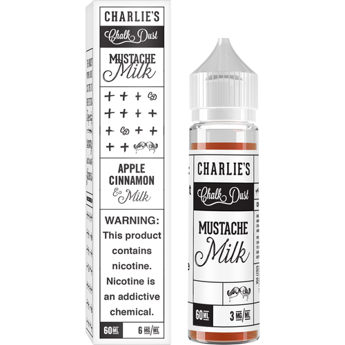 Charlie's Chalk Dust - Mustache Milk - Vape N Save Cereal, Charlie's Chalk Dust, Creamy, Dessert, Import E-Liquids, Milk