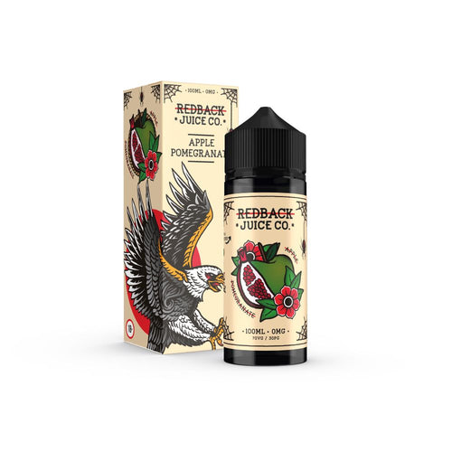 Redback Juice Co. - Apple & Pomegranate - Vape N Save Apple, Fruit, Local E-Liquids, Pomegranate, Redback Juice Co., Sweet and Sour