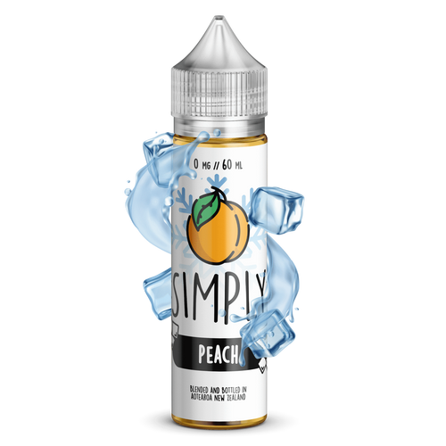 Simply - Peach (on Ice) - Vape N Save Fruit, Ice, Local E-Liquids, Peach, Simply