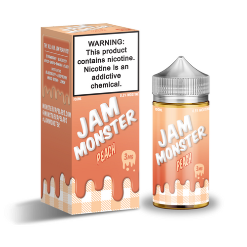 Jam Monster - Peach - Vape N Save Bakery, Butter, Fruit, Import E-Liquids, Jam Monster, Peach