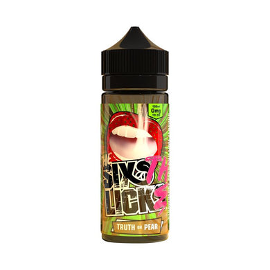 Six Licks - Truth or Pear - Vape N Save Berry, Citrus, Fruit, Import E-Liquids, Lime, Pear, Six Licks, Strawberry, Sweet and Sour