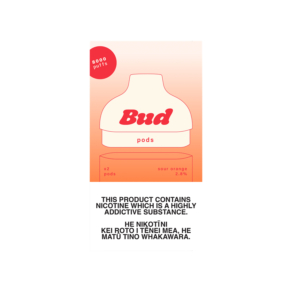 Bud - Sour Orange (Pod Only - 2 Pack)