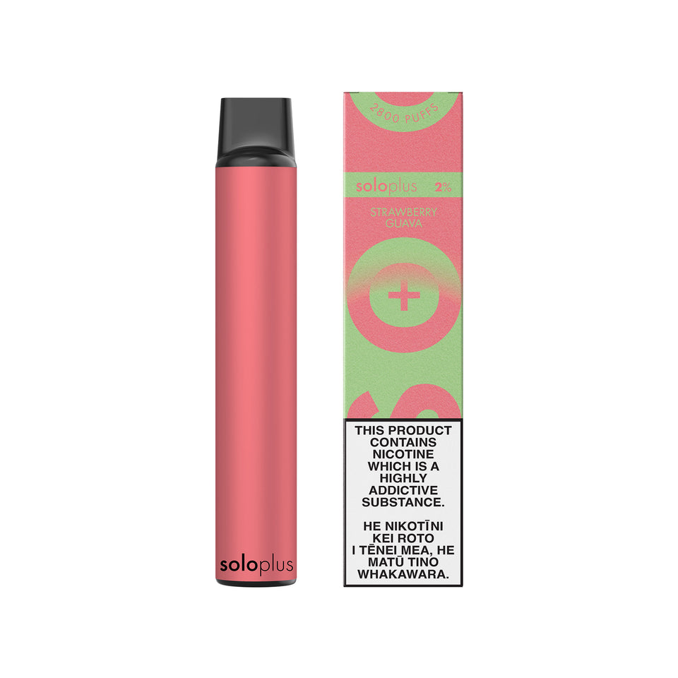 Solo Plus Disposable Vape - Strawberry Guava (Vape Kit)