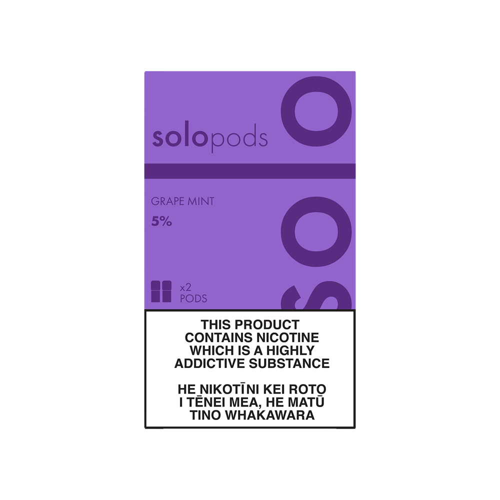 Solo - Grape Mint (Pod Only - 2 Pack)