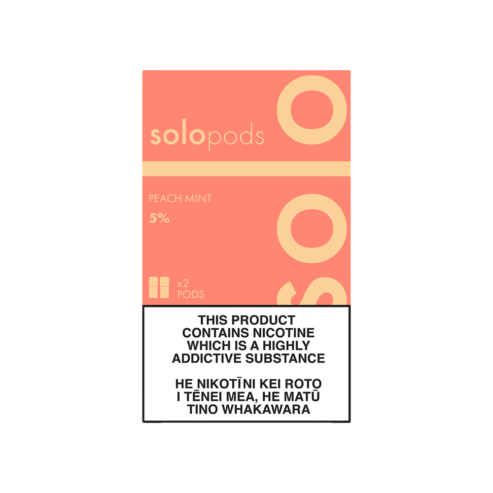 Solo - Peach Mint (Pod Only - 2 Pack)