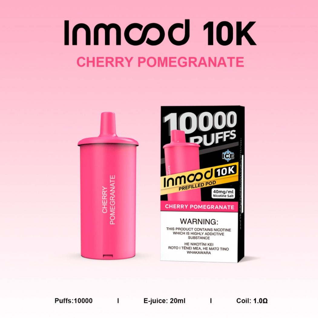 Inmood | 10K -  Cherry Pomegranate (Pod Only)