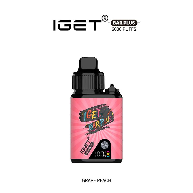 IGET Bar Plus 2.0 -  Grape Peach Kit