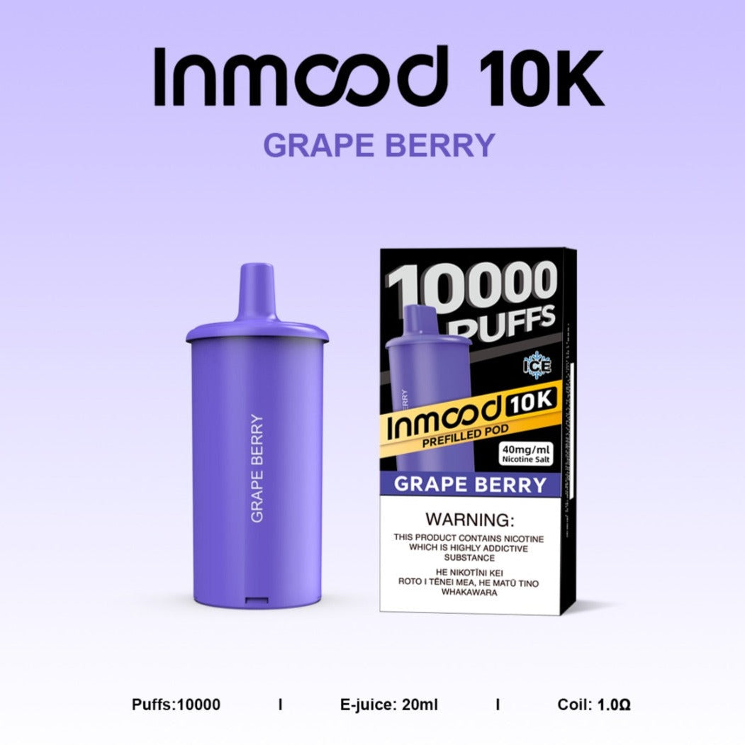 Inmood | 10K - Grape Berry (Pod Only)