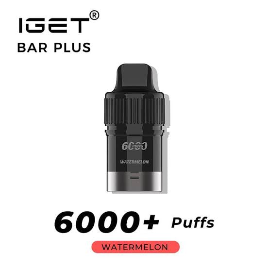 IGET Bar Plus Prefilled Pod 2.0 - Watermelon  (Pod Only)