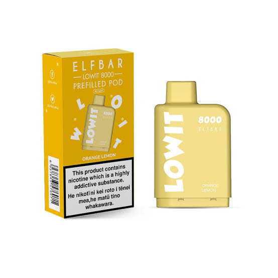 Elfbar Lowit 8000 - Orange Lemon(Pod Only)