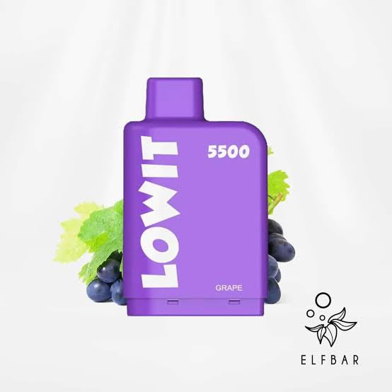 Elfbar Lowit 8000 - Grape (Pod Only)