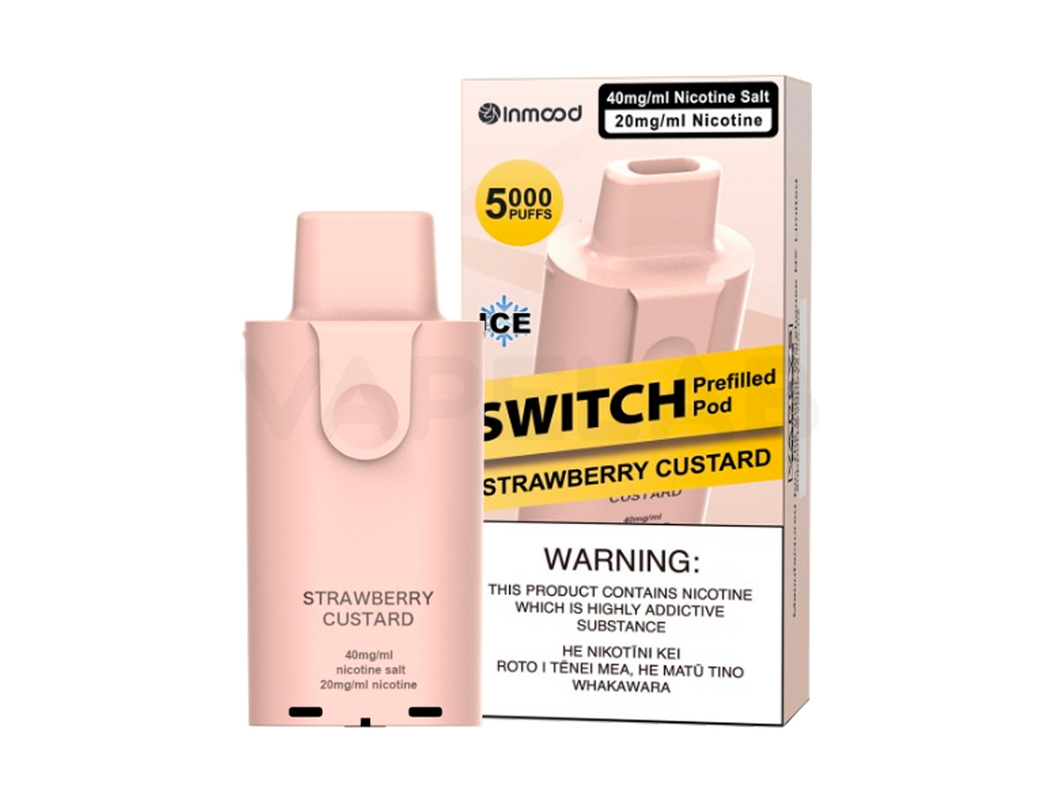 Inmood Switch 5K Replacement Pod -  Strawberry Custard (Pod Only)