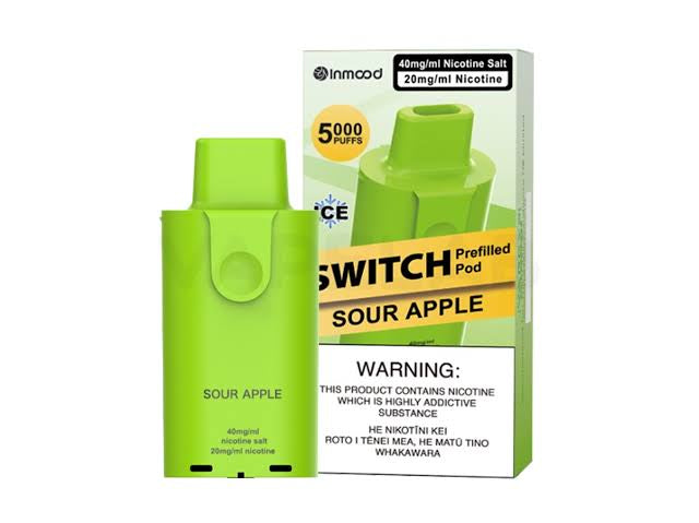 Inmood Switch 5K Replacement Pod - Sour Apple (Pod Only)