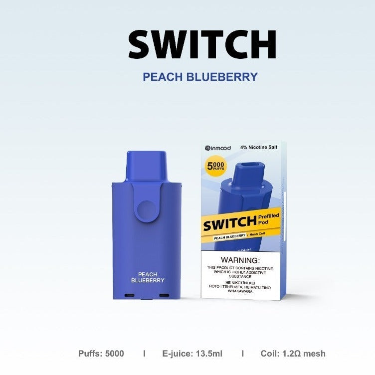 Inmood | Switch -  Peach Blueberry (Pod Only)