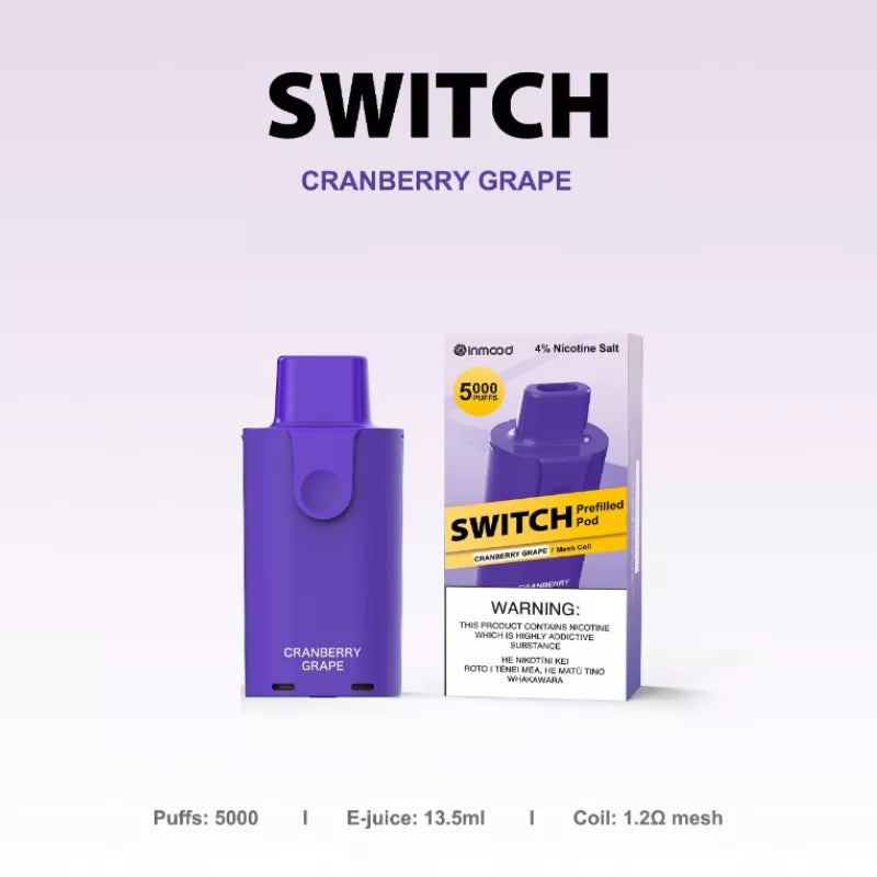 Inmood Switch 5K Replacement Pod -  Grape Berry (Pod Only)