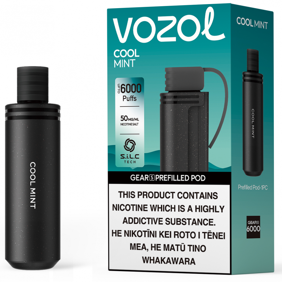 Vozol | Gear S - Cool Mint (6000 Puffs Pod Only)