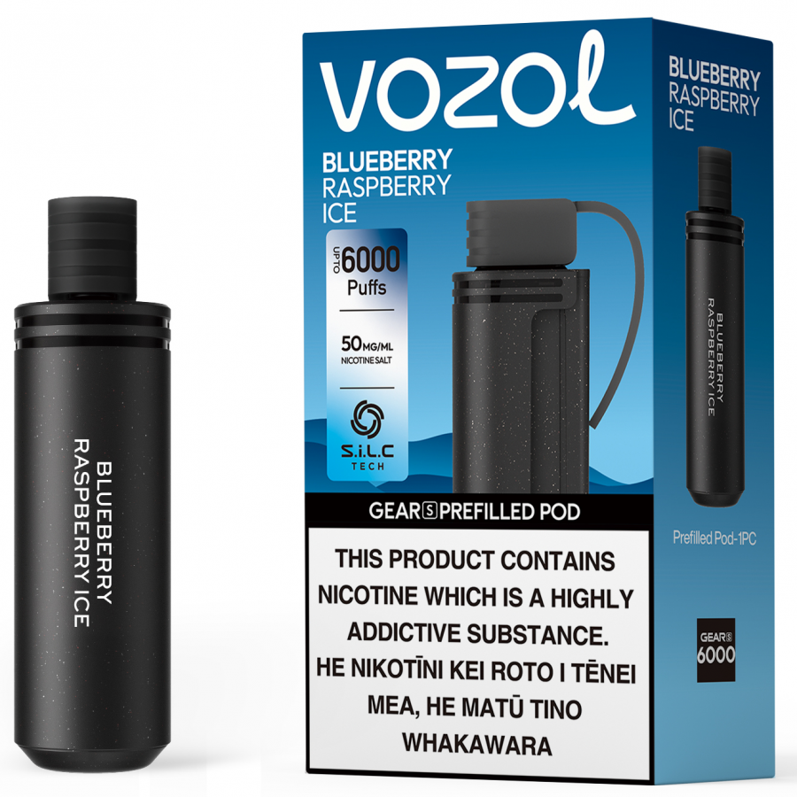 Vozol | Gear S - Blueberry Raspberry  (6000 Puffs Pod Only)