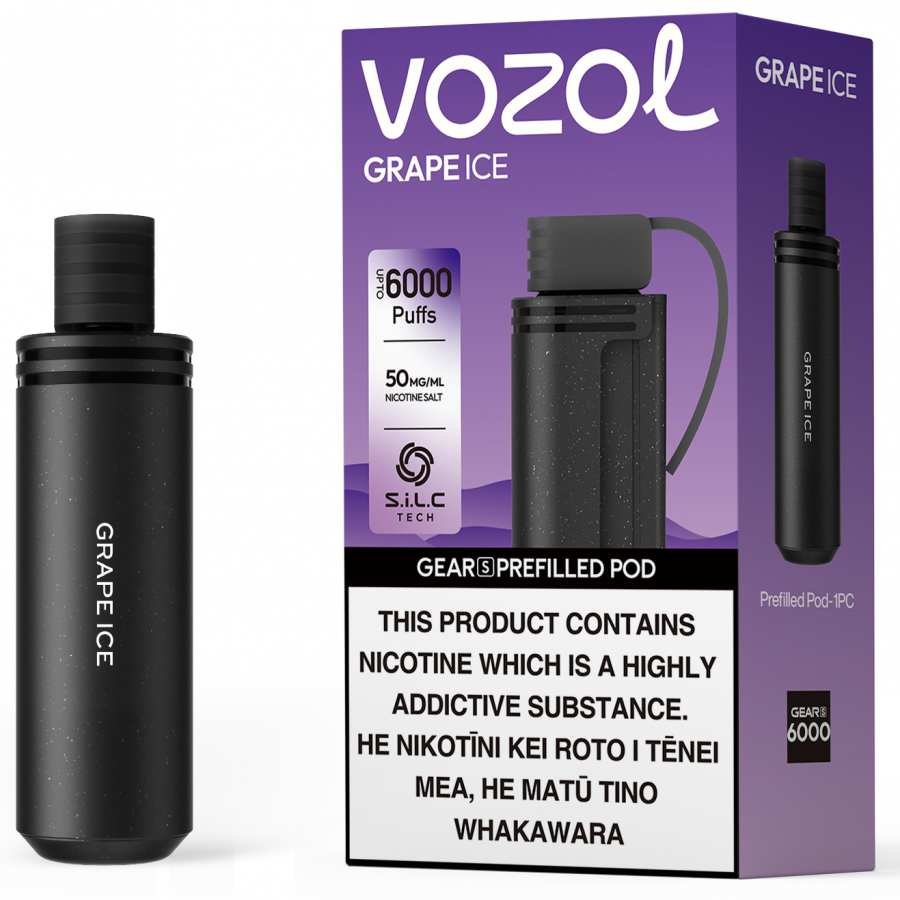 Vozol | Gear S - Grape  (6000 Puffs Pod Only)