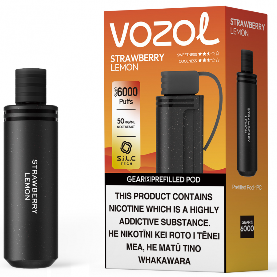 Vozol | Gear S - Strawberry Lemon (6000 Puffs Pod Only)