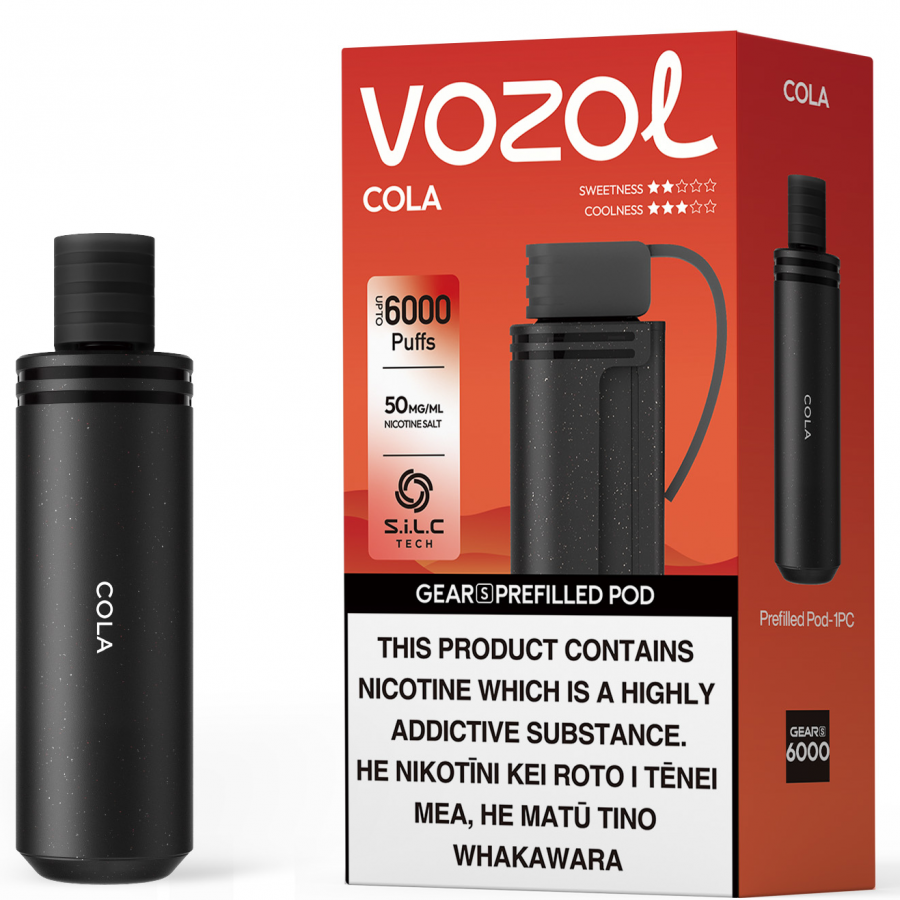 Vozol | Gear S - Sweet Lemon p.k.a Cola (6000 Puffs Pod Only)