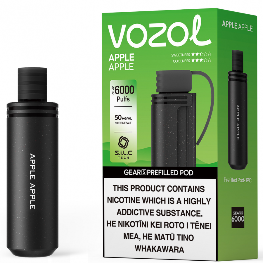 Vozol | Gear S - Apple (6000 Puffs Pod Only)