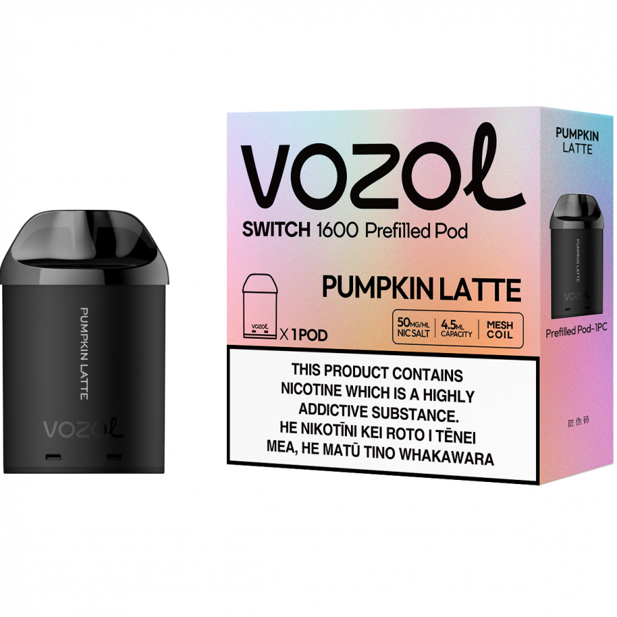 Vozol | Switch 1600C - Pumpkin Latte (Pod Only)