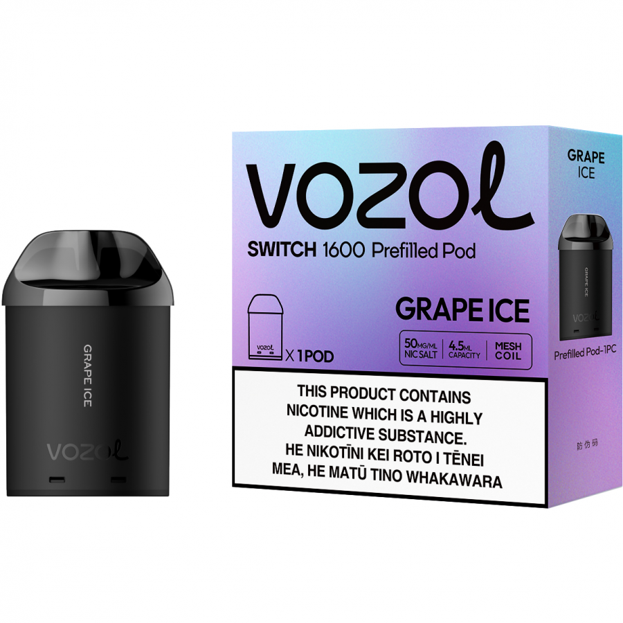 Vozol | Switch 1600C - Grape Ice (Pod Only)