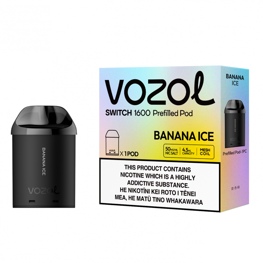 Vozol | Switch 1600C - Banana Ice (Pod Only)