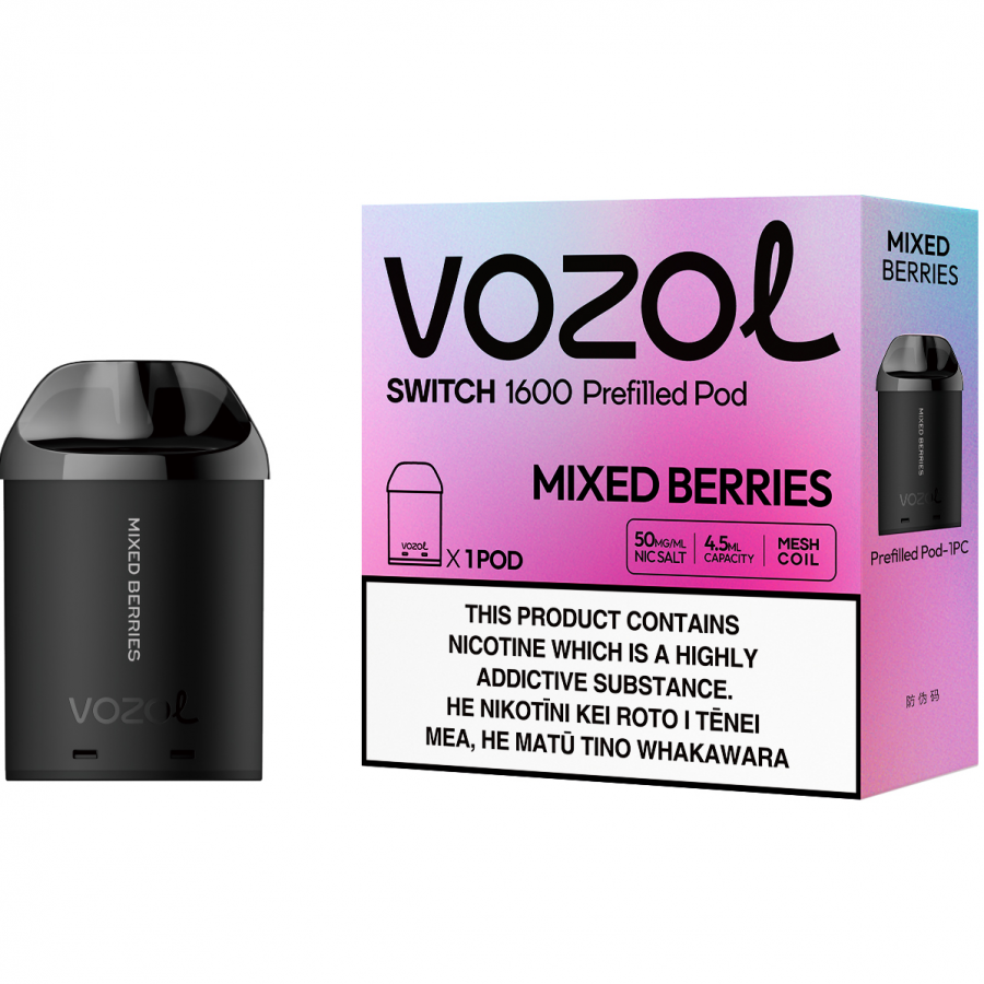 Vozol | Switch 1600C - Mixed Berries (Pod Only)