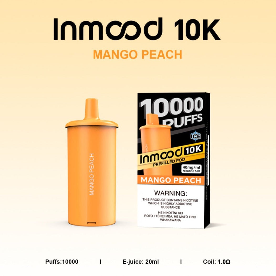 Inmood | 10K - Mango Peach (Pod Only)