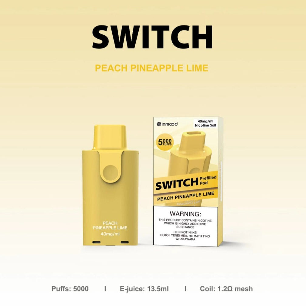 Inmood | Switch -  Peach Pineapple Lime (Pod Only)