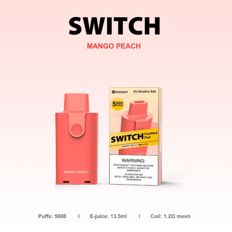 Inmood Switch 5K Replacement Pod -  Mango Peach (Pod Only)