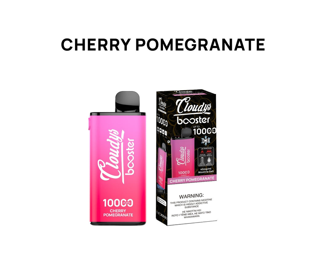 Cloudys Booster 10K - Cherry Pomegranate (Vape Kit)