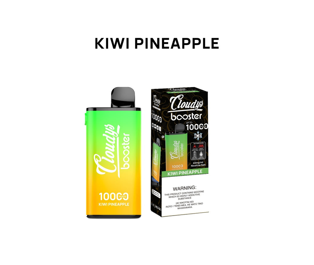 Cloudys Booster 10K - Kiwifruit Pineapple (Vape Kit)