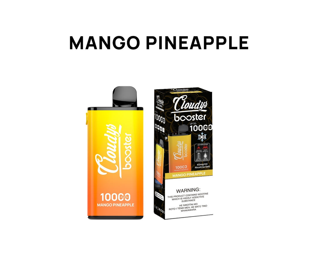 Cloudys Booster 10K - Mango Pineapple (Vape Kit)