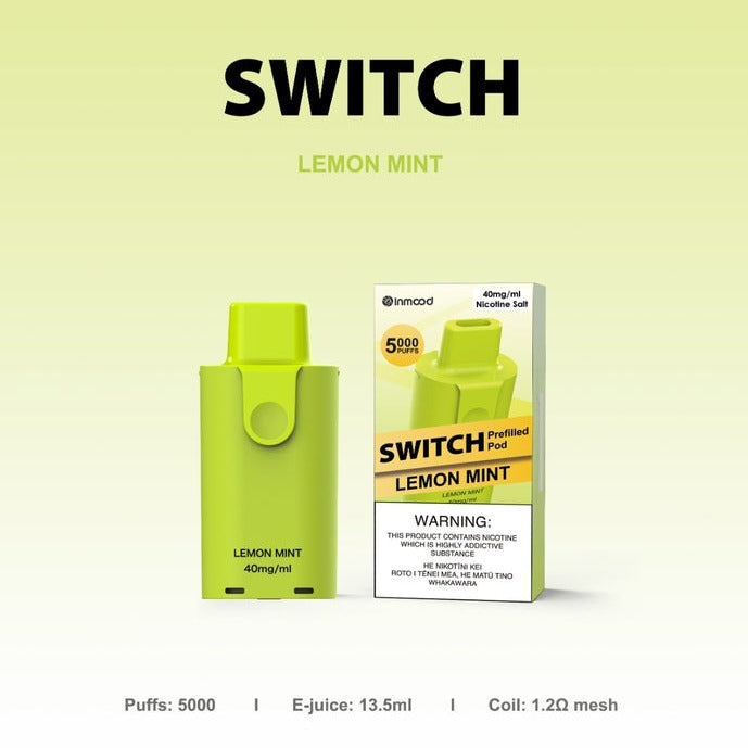 Inmood Switch 5K Replacement Pod - Lemon Mint (Pod Only)