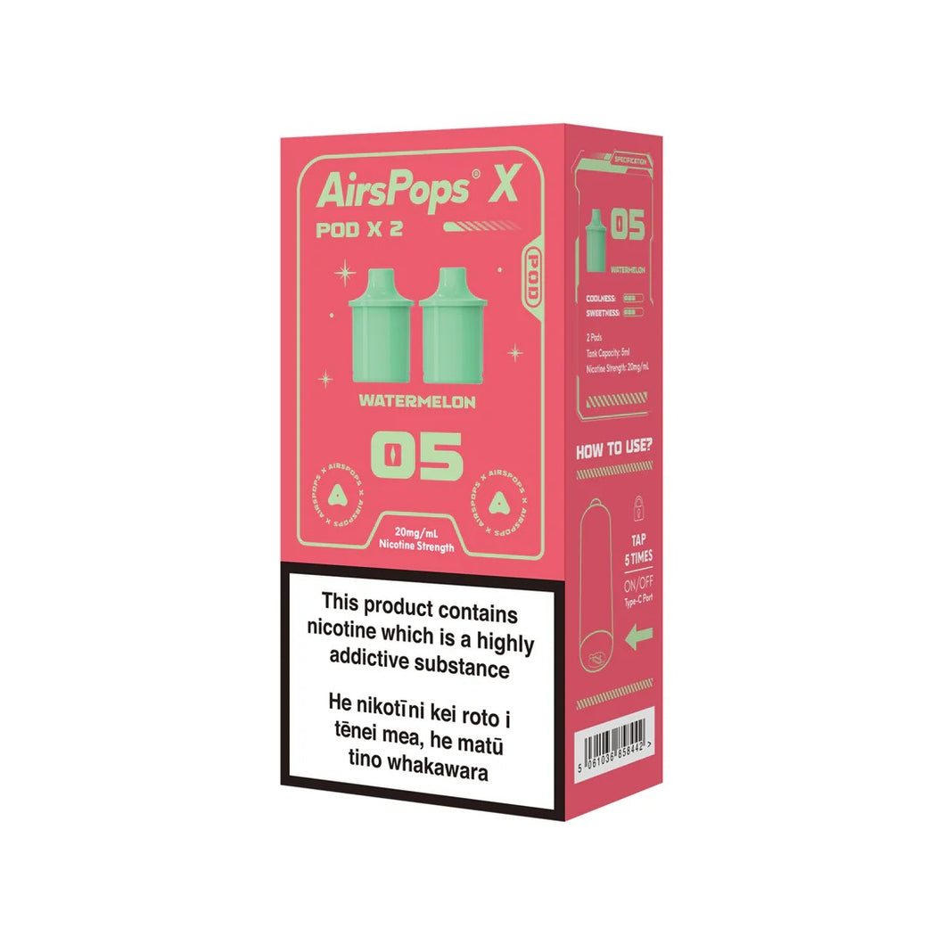 AIRSCREAM AirsPops X PREFILLED Pod TWIN PACK