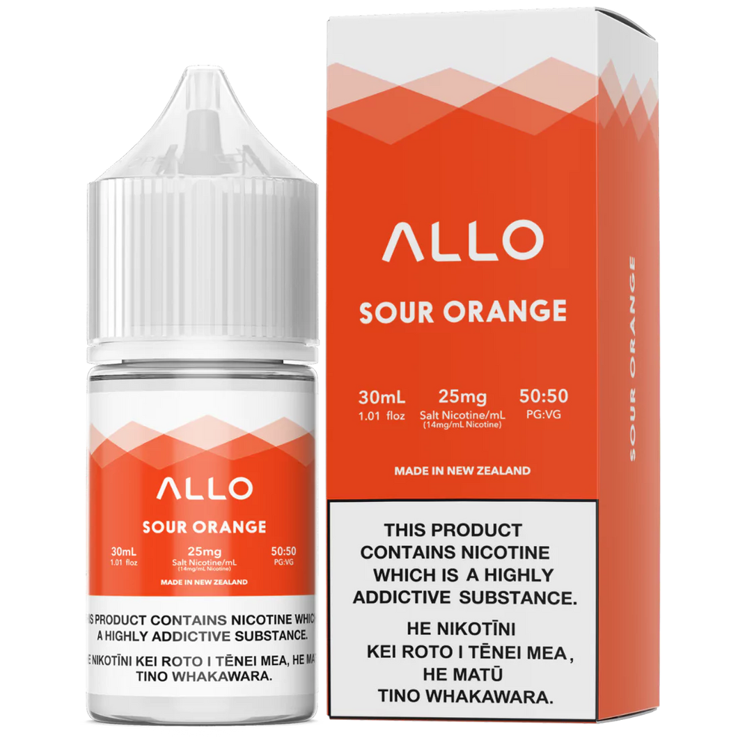 Allo E-liquid - Sour Orange