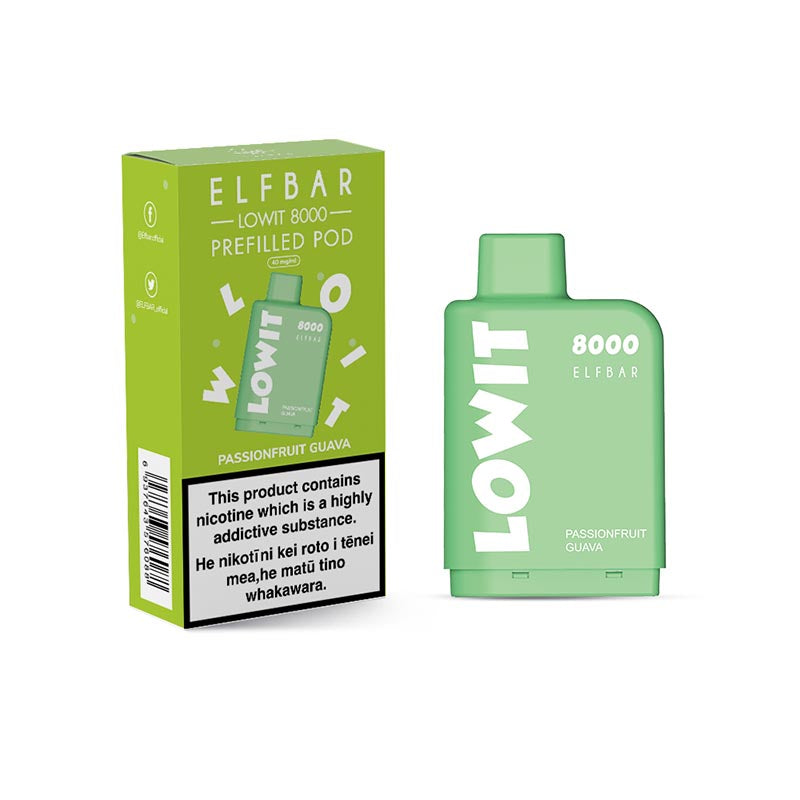 Elfbar | Lowit 8000 - Passionfruit Guava (Pod Only)