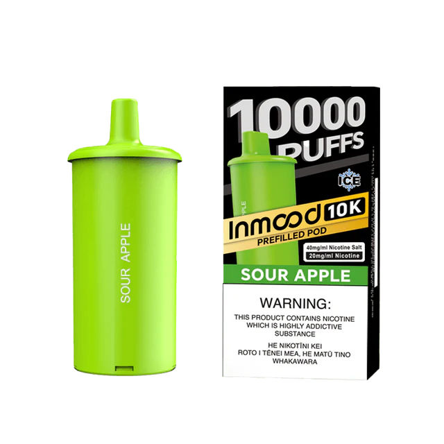 Inmood 10K Prefilled Pod - Sour Apple (Pod Only)