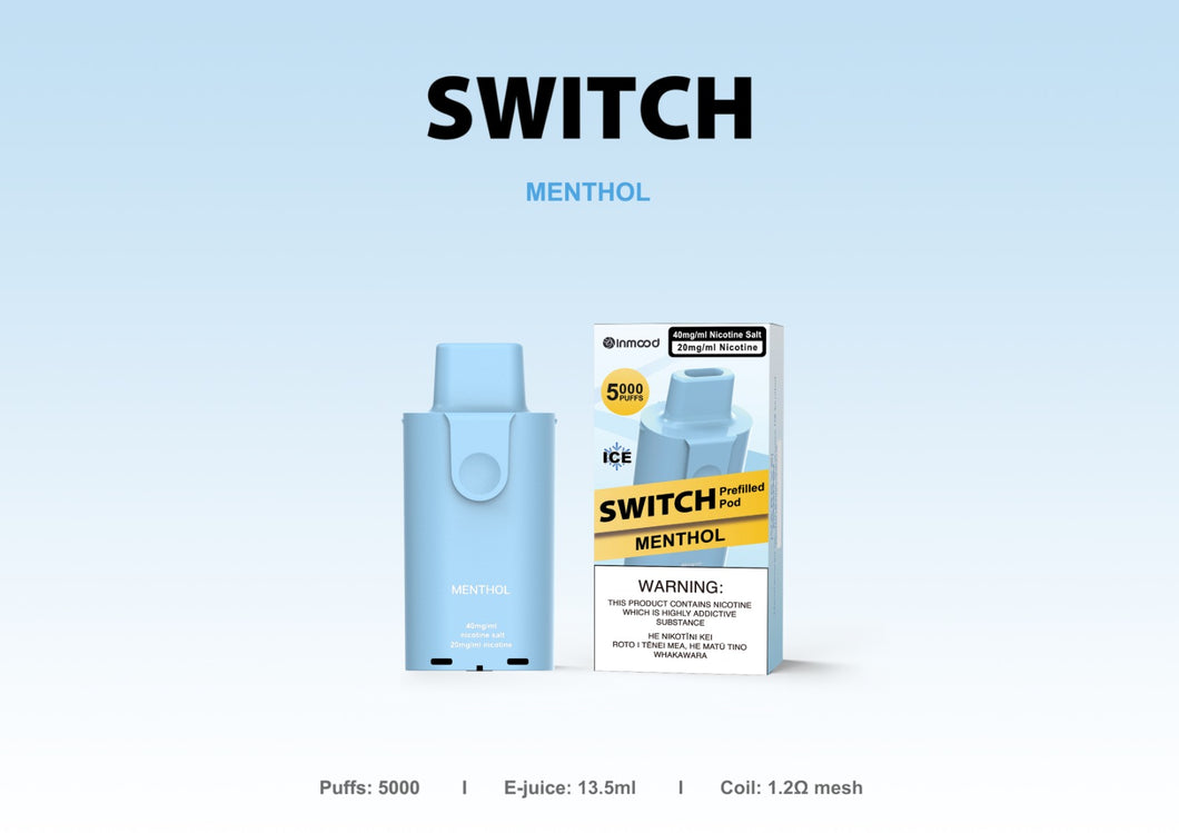 Inmood Switch 5K Replacement Pod -  Menthol (Pod Only)