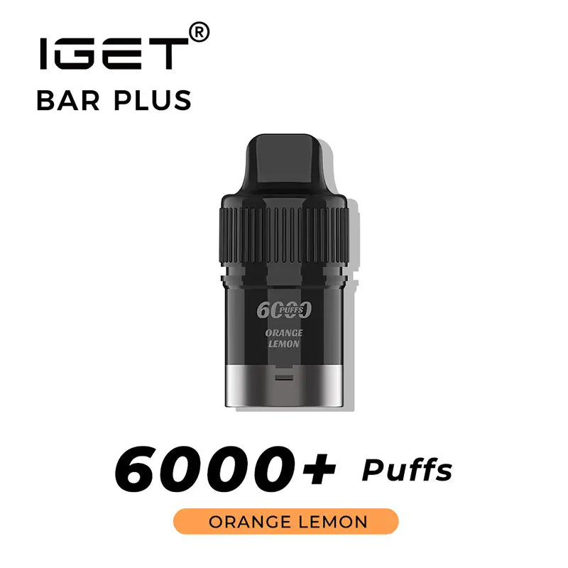 IGET Bar Plus Prefilled Pod 2.0 - Orange Lemon (Pod Only)