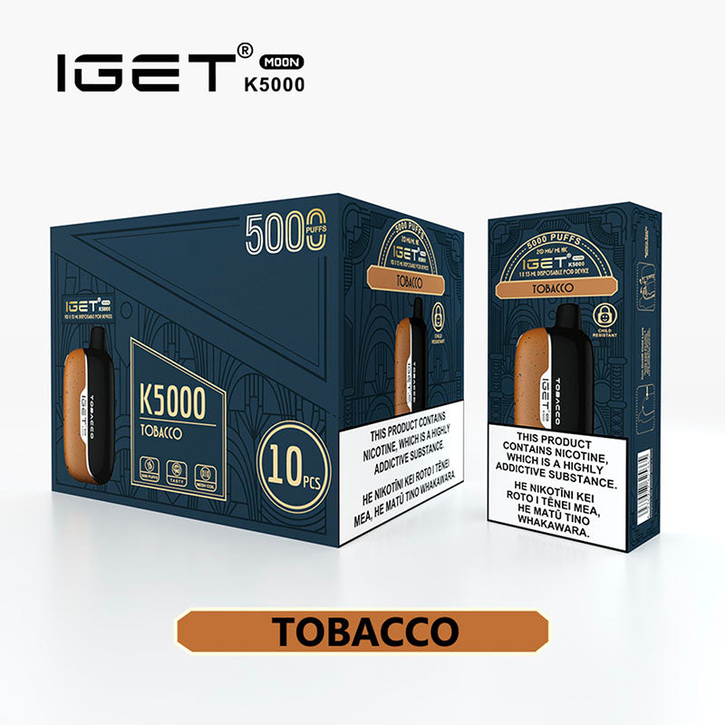 IGET | Moon K5000 - Tobacco