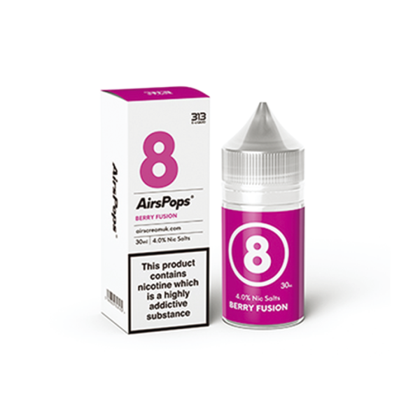 Airscream - Airspops E-Liquid - Berry Fusion (#8) Salts - Vape N Save Airscream, Berry, Cranberry, Fruit, Grapefruit, Import E-Liquids Salts, New, Raspberry