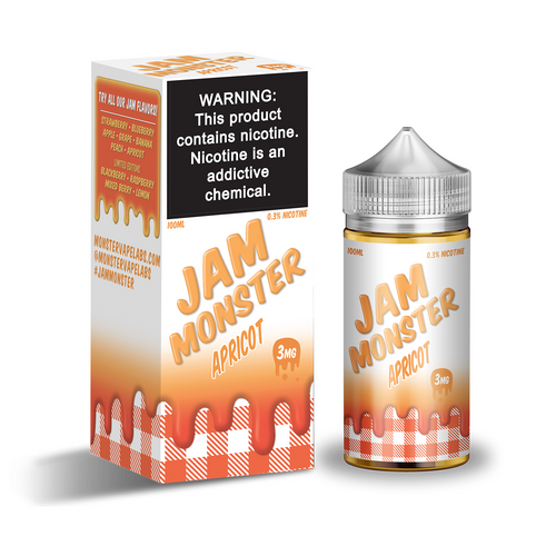 Jam Monster - Apricot - Vape N Save Apricot, Bakery, Butter, Fruit, Import E-Liquids, Jam Monster